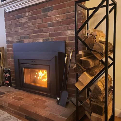 yohsnor 46x12in indoor firewood rack,multiple storage zones for, package contents