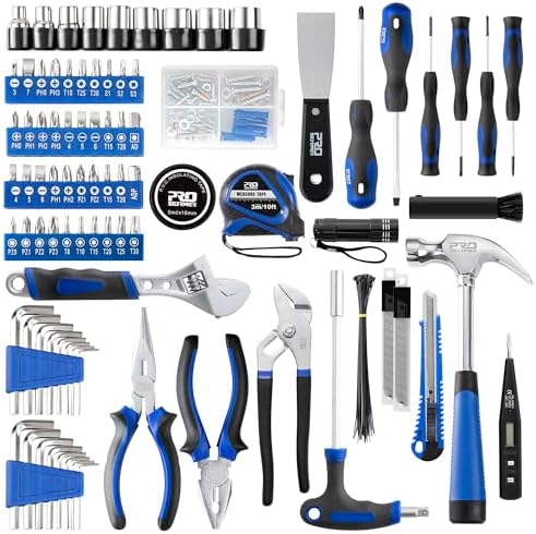 prostormer 229-piece household tool set, basic home tool, close-up detail
