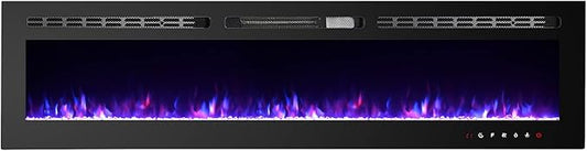 CharaVector 70 inch 750W/1500W Electric Fireplace Inserts by CHARAVECTOR