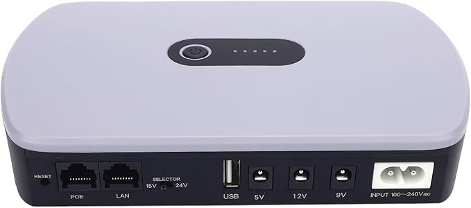 UPS Battery Backup Uninterruptible Power Supply 10400mAh Large Capacity DC - Image 9