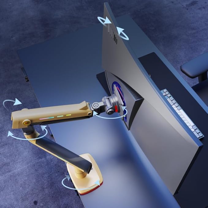 NB Gaming Monitor Arm or for 32 to 60 Inches Screen, Load up to 20 kg, VESA - Image 7
