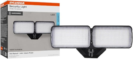 Sylvania 14W Dusk to Dawn Security LED Light, 1500 LMS, Wet Rated, Daylight by LEDVANCE