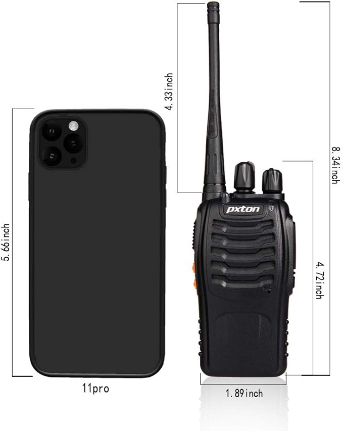 pxton Walkie Talkies for Adults Two Way Radios Long Range - Image 3