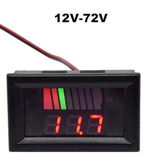 Battery Charge Level Indicator Universal Car Battery Capacity Meter Tester - Image 5
