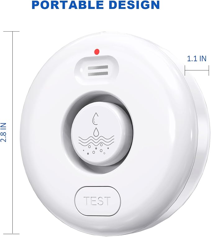 Water Leak Detectors for Home, 120dB Adjustable Water Leak Alarm for WiFi - Image 7