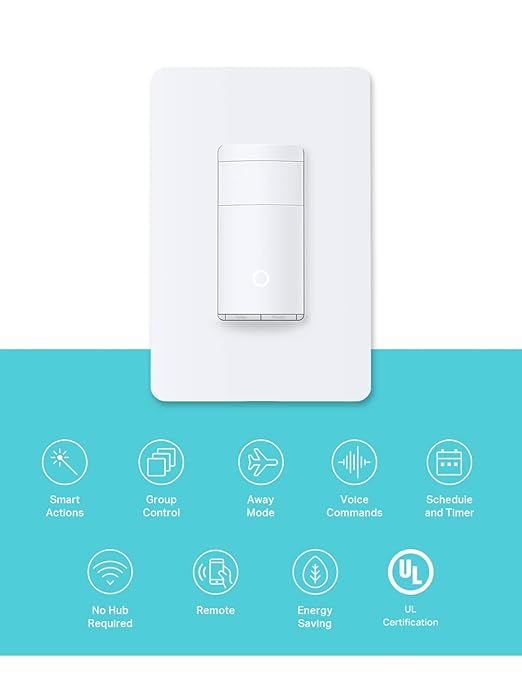 Kasa Smart WiFi Motion Sensor Switch, Single Pole, Needs Neutral Wire, 2.4GHz - Image 2