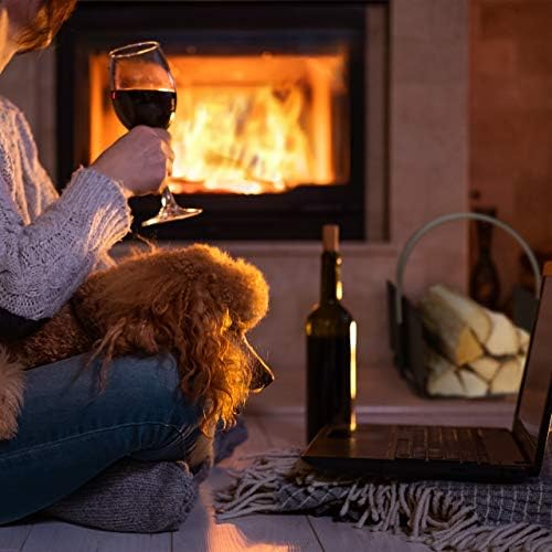 relaxdays firewood basket for fireplace, metal, nickel-plated handle, close-up detail