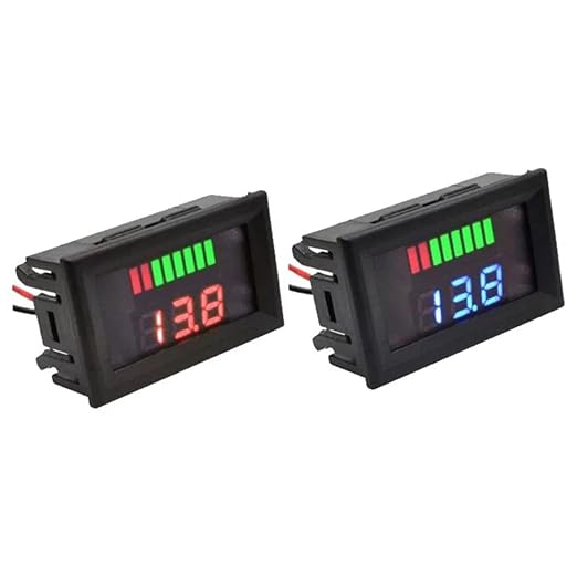 Battery Charge Level Indicator Car Battery Capacity Meter Tester Checker - Image 6