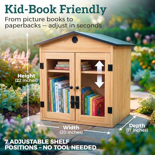 havlyn outdoor little library box outdoor kit –, close-up detail