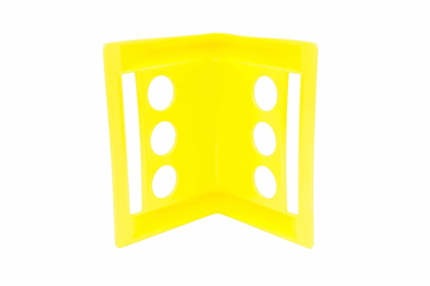 Mytee Products Flatbed Edge Protectors Kit - 20 Pack Yellow Plastic Corner Protectors (4" x 6") & 20 Pack Blue Plastic Corner Protectors (4" x 10") with Carrying Bag