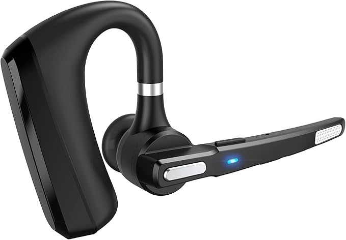 MQQC Bluetooth Headset V5.0, Wireless Bluetooth Earpiece 24Hrs HD Calling by MQQC