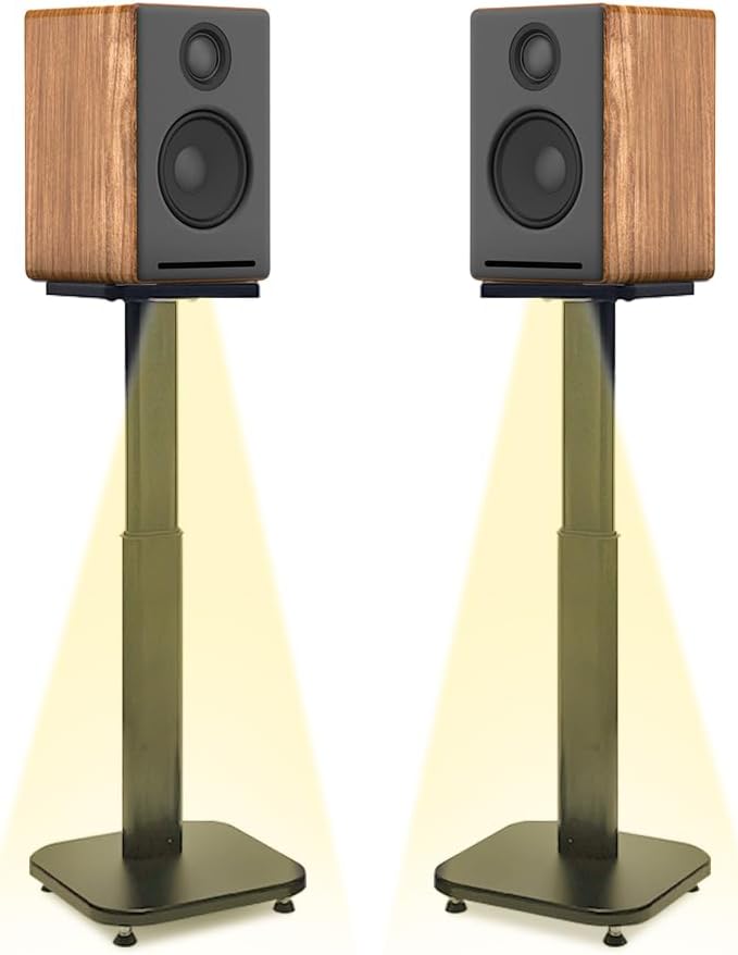 Universal Bookshelf Speaker Stands Pair by Unknown