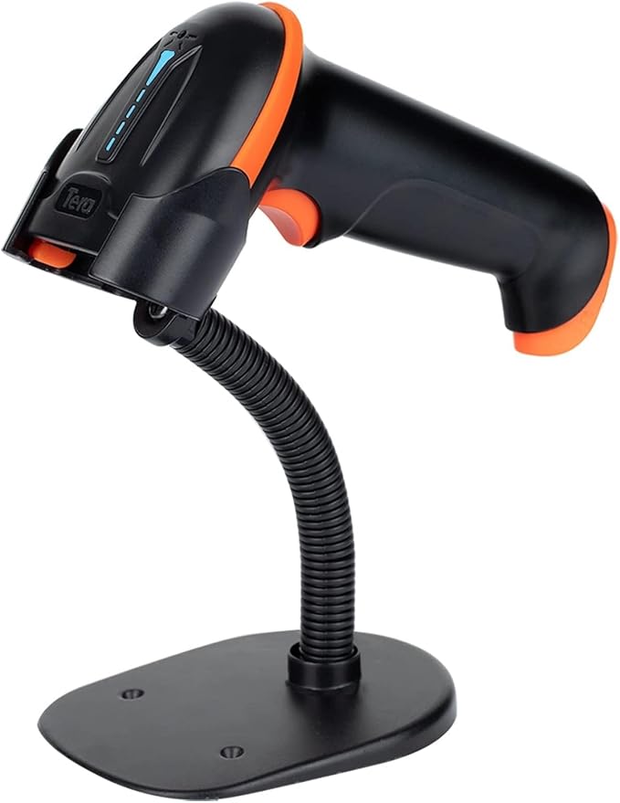 Tera Barcode Scanner Wireless 1D Laser Cordless Barcode Reader by Tera