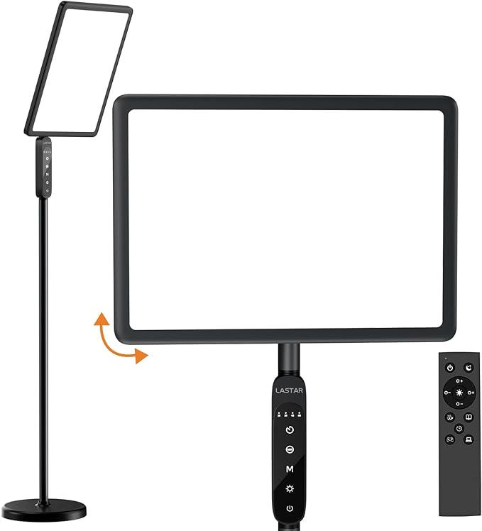 LASTAR Light Therapy Lamp, 12000LUX Therapy Light UV-Free &Full Spectrum Sun by LASTAR