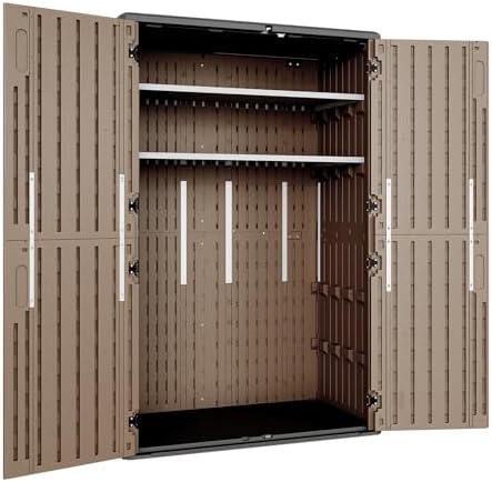 aoxun outdoor storage shed with 2 shelves &, view 9