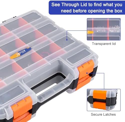 small parts organizer double sided parts organizer with, package contents