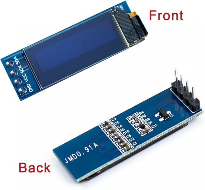 Hosyond 5 Pcs 0.91 Inch I2C OLED Display Module IIC OLED Screen DC 3.3V~5V - Image 5