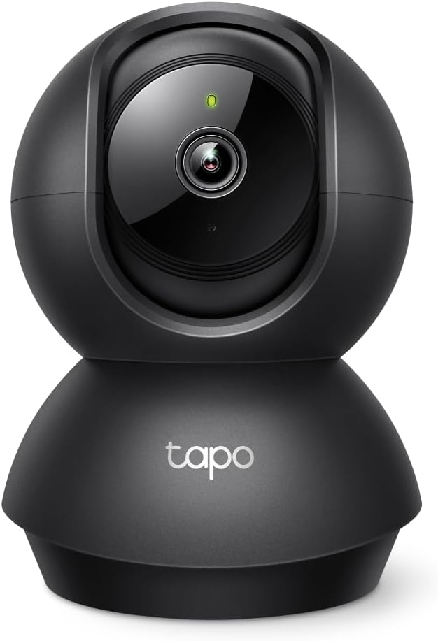 Tapo 2K Indoor Pan/Tilt Wired Security Camera by Tapo