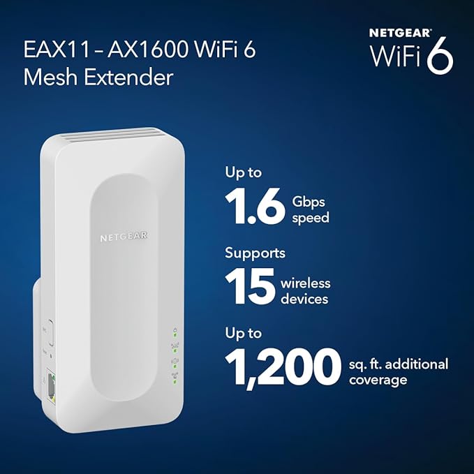 NETGEAR WiFi 6 Mesh Range Extender - Image 2