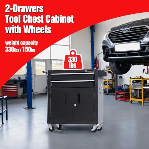 tool chest heavy duty cart steel rolling tool, view 9