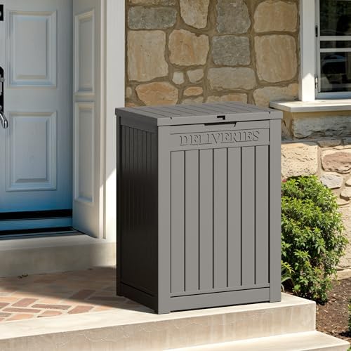lhbgo package delivery box for outside, 48 gallon, view 9