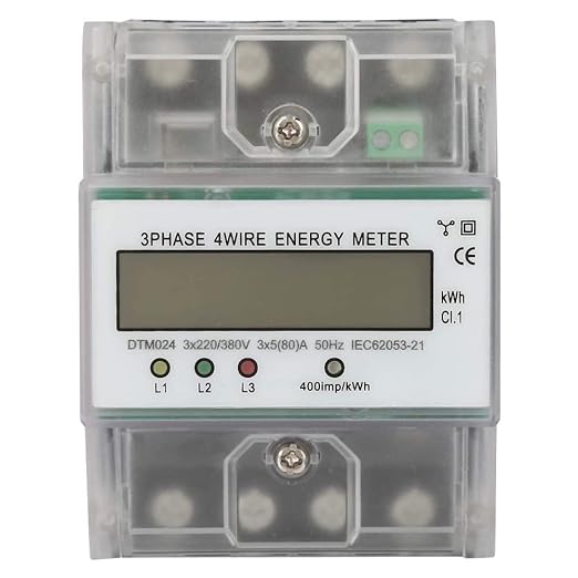 Electric Power Meter, Phase 4 Wire KWh Meter by Tomotato