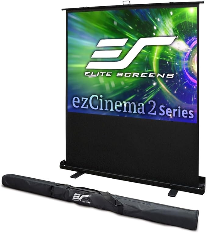 Elite Screens ezCinema 2, 120-inch 4:3 Aspect Ratio Portable Manual Floor Pull - Image 9