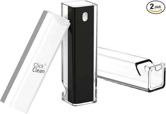 CLICK CLEAN 2Pcs Screen Cleaner, Fingerprint Proof Mist Cleaner Spray, by CLICKCLEAN