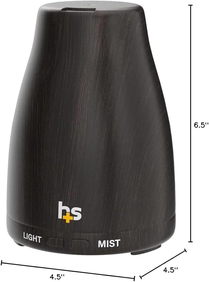 HealthSmart Essential Oil Diffuser, Cool Mist Humidifier and Aromatherapy - Image 8