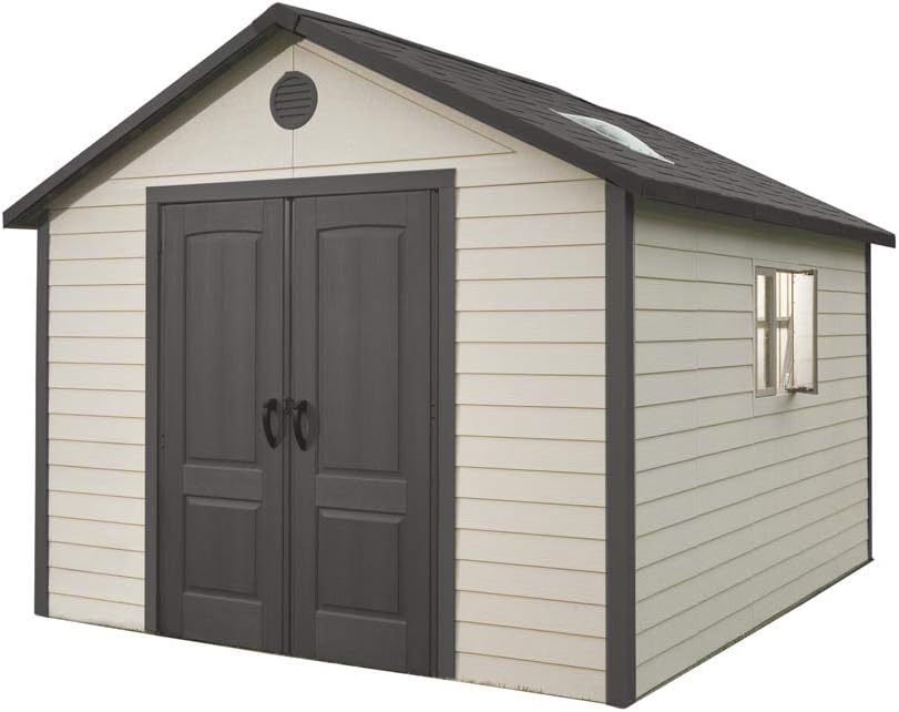 lifetime 6433 outdoor storage shed with windows, 11, main product view