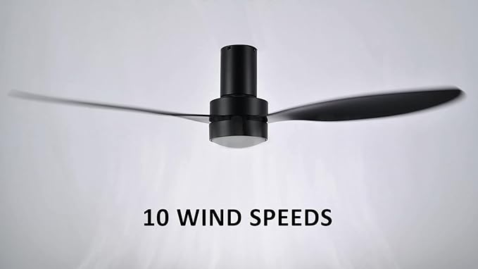 SMAAIR 52" Smart Flush Mount Ceiling Fans - Image 2