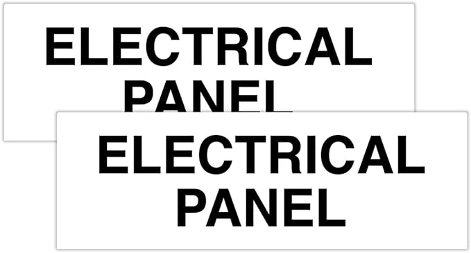 All Quality Basic Electrical Panel Sign by All+Quality