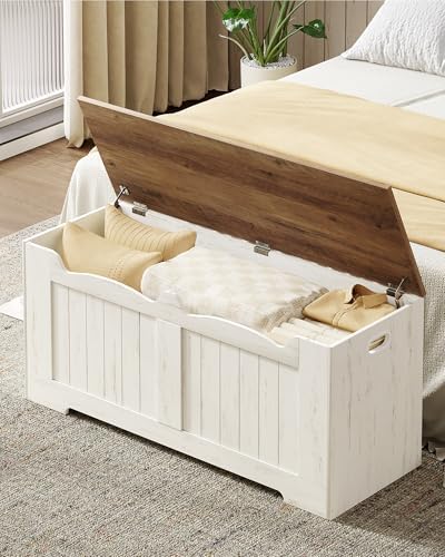 hzuaneri 43 inches farmhouse storage chest | 55 shown in use