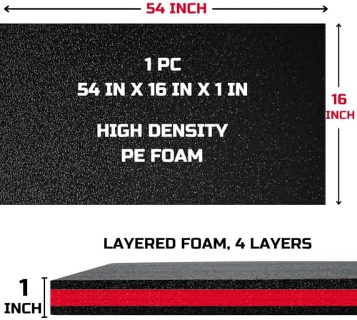 onreva tool box foam organizer 54x16x1 inch 1pc shown in use