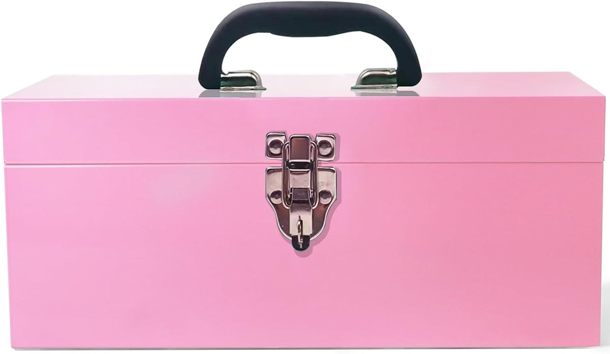 16" portable metal toolbox large tool box 18-gauge, main product view