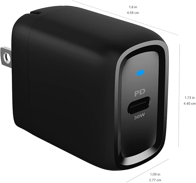 Amazon Basics 30W One-Port GaN USB-C Wall Charger - Image 6