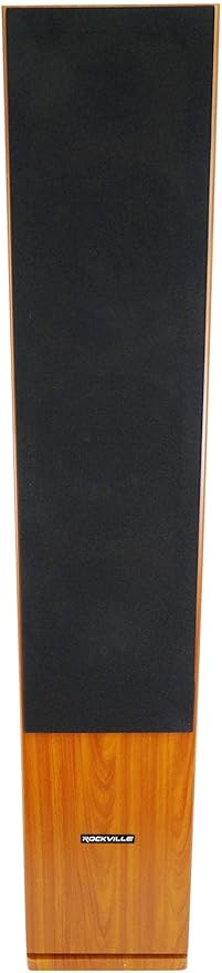 Rockville RockTower 68C Passive Tower Speaker, 8 Ohm, Classic Wood Grain - Image 2