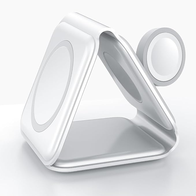 IHAO 3in1 Megnetic Attraction Wireless Charging Station Foldable Fast Charger by IHAO