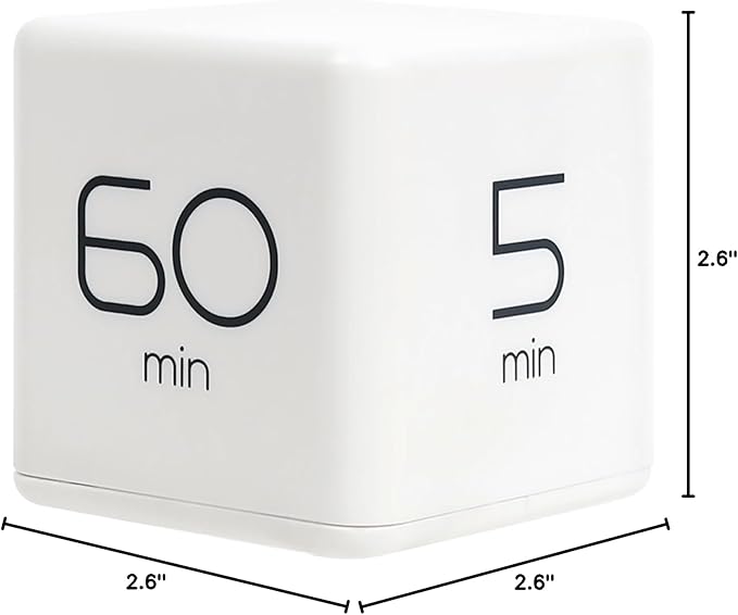 mooas Cube Timer, Timers Cube Flip Block Timers Productivity Gravity Sensor - Image 10