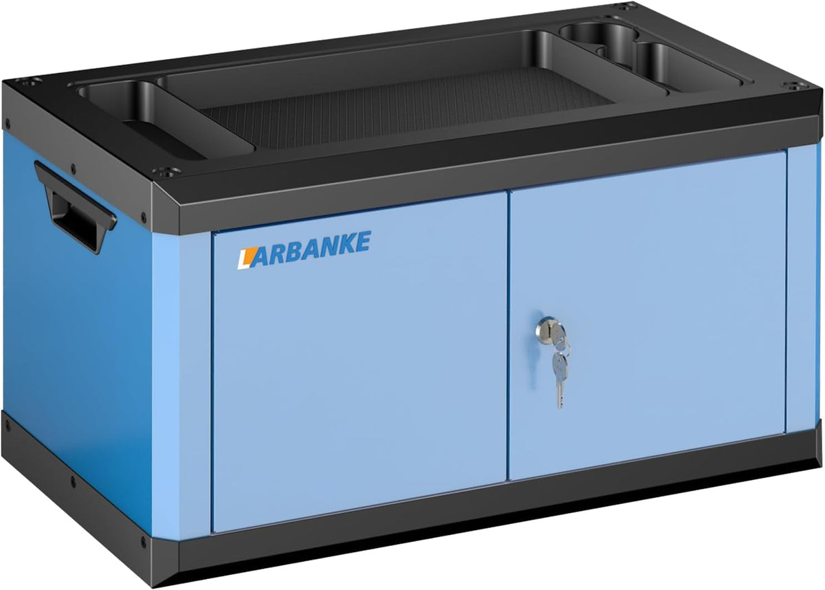 larbanke heavy-duty lockable double-door tool box with multifunctional, main product view