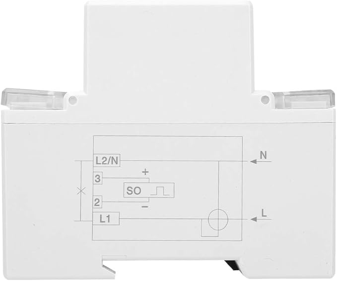 DDM75S Electric Meter, Single Phase 4P Din Rail Energy Meter LED Electricity - Image 7