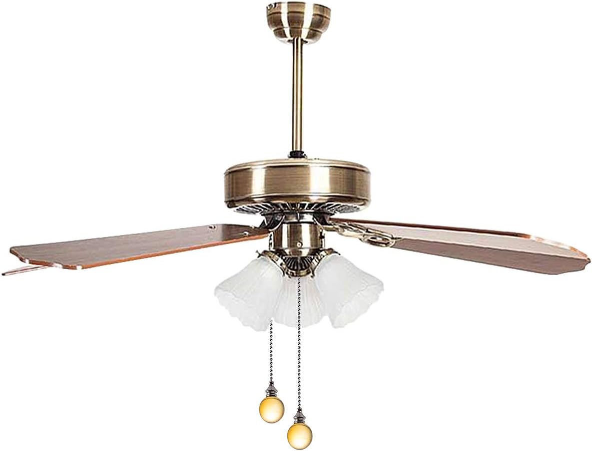 Ceiling Fan Pull Chain, 2pcs 30mm Diameter Yellow Crystal Ball Fan Pull Chain, 20 Inches Fan Pulls Set with Connector Ceiling Fan Pull Chain Ornaments Lighting Accessories