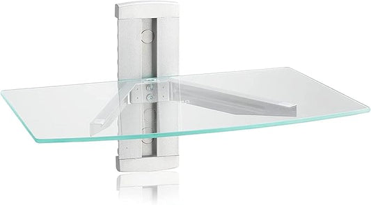 suptek Glass Floating Shelves, TV Wall Mount by suptek