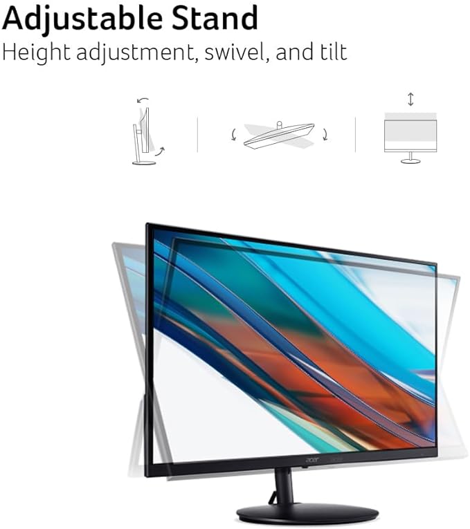 Acer SH322Q Hbih 31.5" Full HD Ultra-Thin Gaming Office Monitor | Adaptive-Sync - Image 2