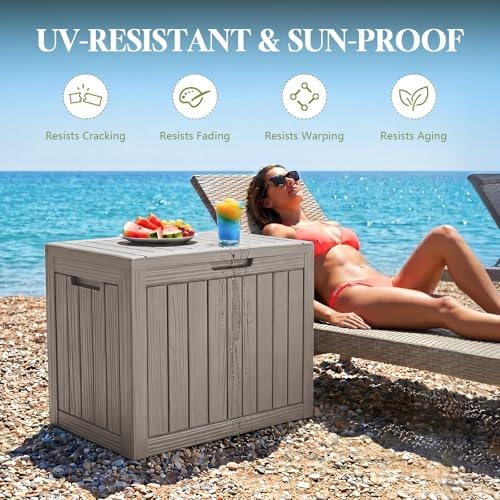 vixzen 50 gal package delivery box lockable outdoor, package contents