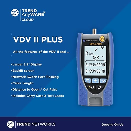TREND Networks | R158008 | VDV II Plus | Cloud Connected | Voice, Data and - Image 5