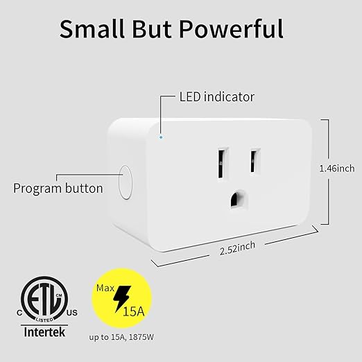 Minoston Z-Wave Plug, 800 Smart Plug, Built-in Repeater Range Extender - Image 3