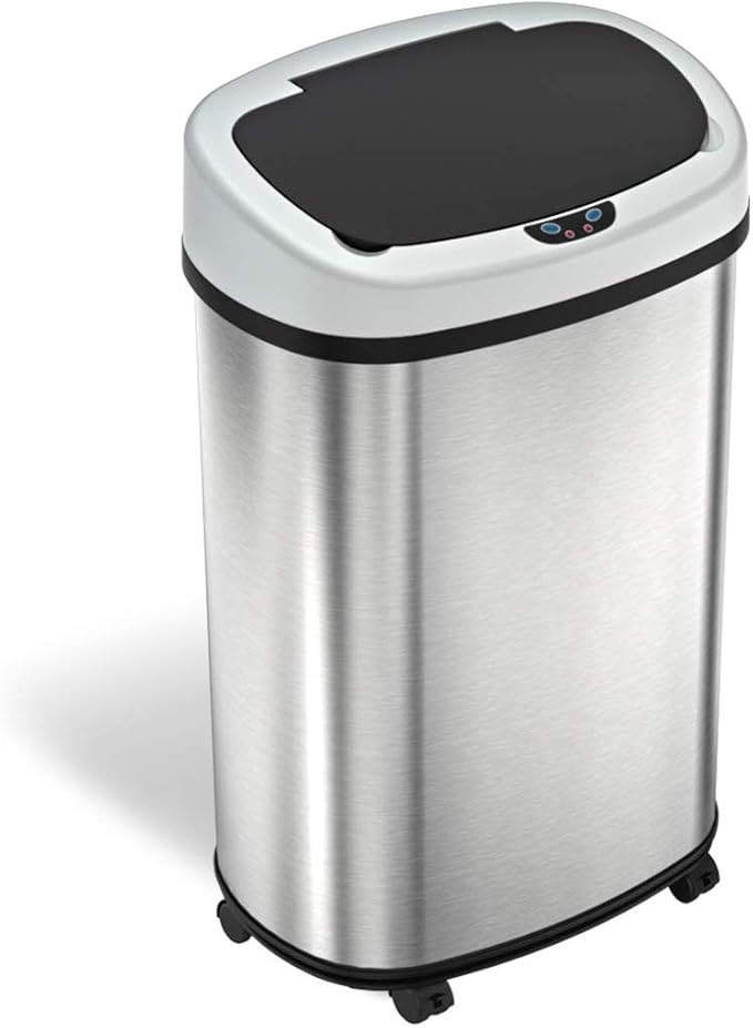 iTouchless SensorCan 50 Liter / 13 Gallon Kitchen Trash Can - Image 4
