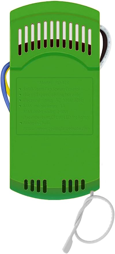 Receiver for 3 Speed AC Ceiling Fan Remote, Compatible by Onisamt