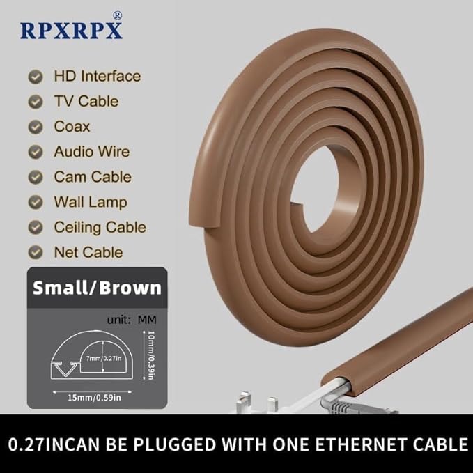 RPXRPXSide Open One Cord Cable Raceway Wire Cover - Image 3